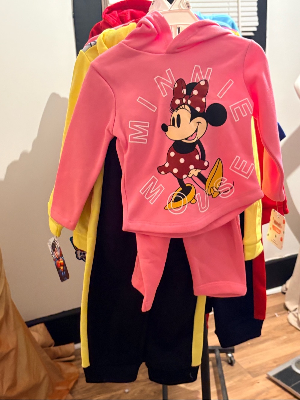 Nickelodeon Pink Minnie Mouse Hooded set